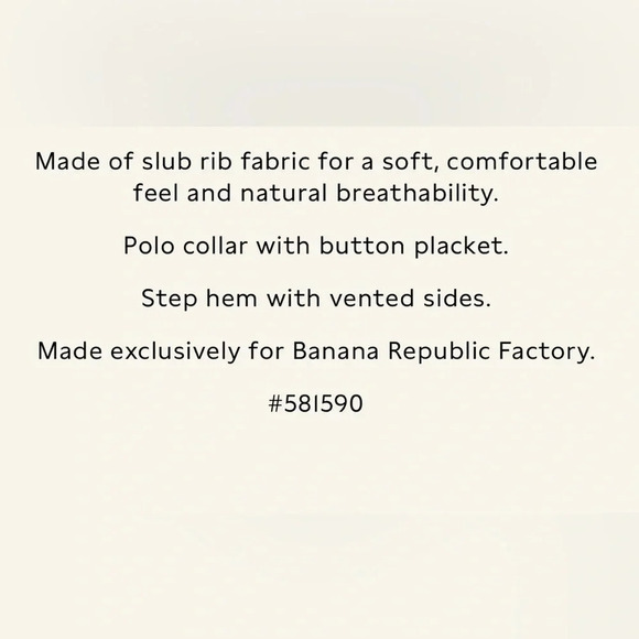 Banana Republic Slub Ribbed Polo Tank - Picture 9 of 11